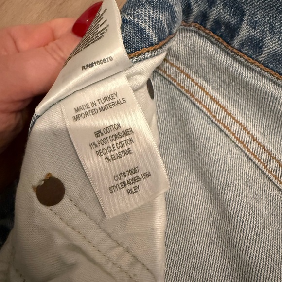 Agolde High Rise Straight Riley Jeans 27 - Picture 4 of 5